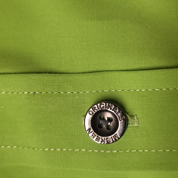 VTG Miskeen Originals Men’s Green Short Sleeve Button Up Skateboarding Shirt L - Picture 5 of 15